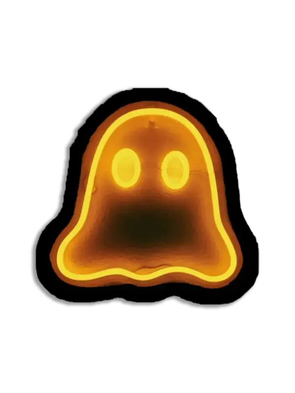 Neon Ghost Sticker