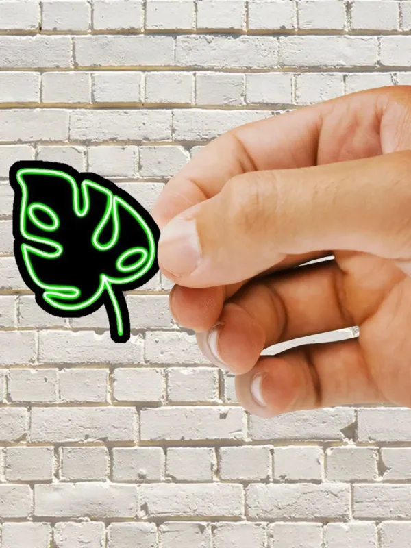 Neon Leaf Sticker - Dheeth By Nature SINGLE5067A 1745102017428 389387297 - Dheeth By Nature