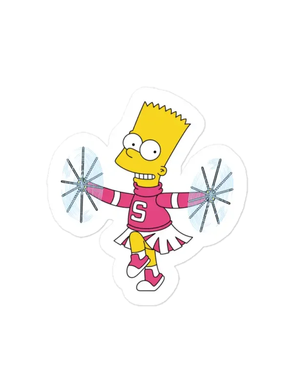 Bart Simpson Band Majorette Sticker