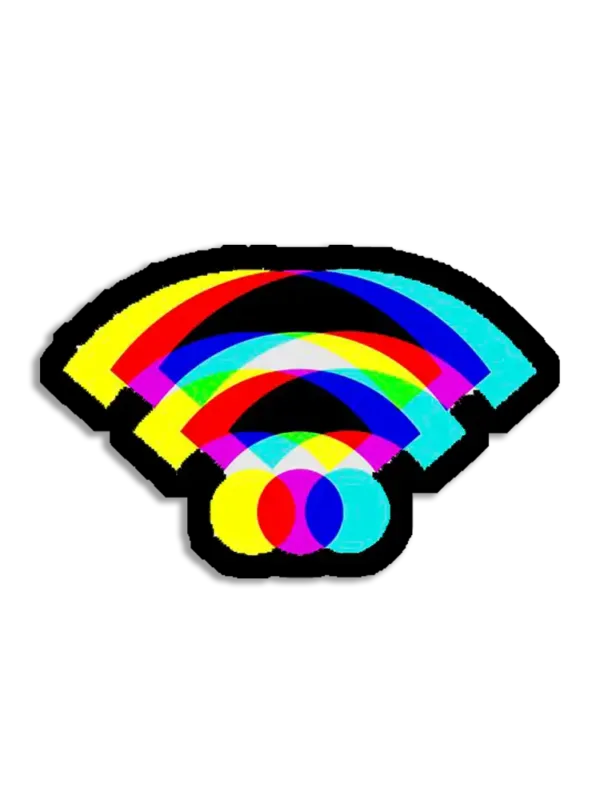 Neon Wifi Sticker