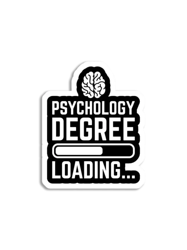 Psychology Degree Loading Sticker