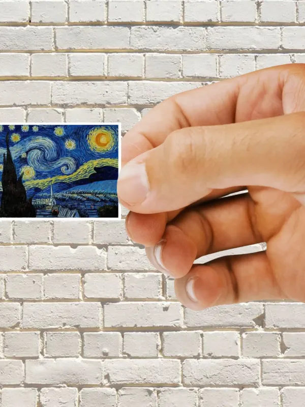 Vincent Van Gogh Starry Night Sticker - Dheeth By Nature SINGLE5129A 1745102019104 718338077 - Dheeth By Nature
