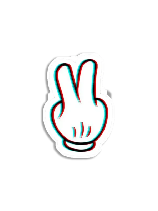 Trippy Peace Sticker