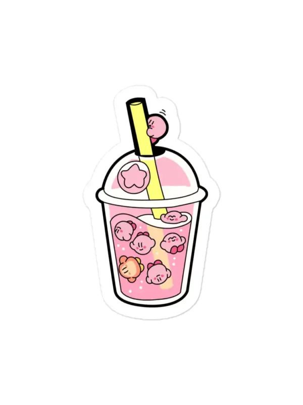 Kirby Drink Sticker