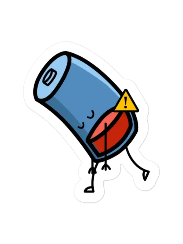 Low Battery Sticker