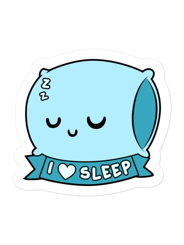 Pillow I Love to Sleep Sticker