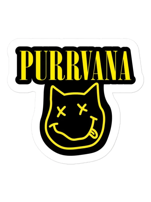 Purrvana Sticker