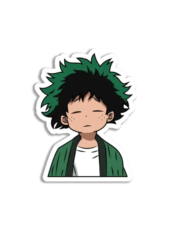 Izuku Midoriya Tired Sticker