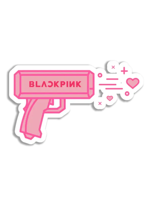 BlackPink Pink Gun Sticker Sticker