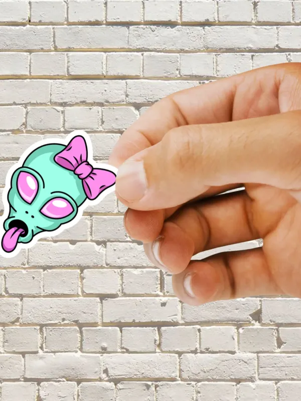 Alien Shows Tongue Sticker - Dheeth By Nature SINGLE6034A 1745102019959 397583477 - Dheeth By Nature