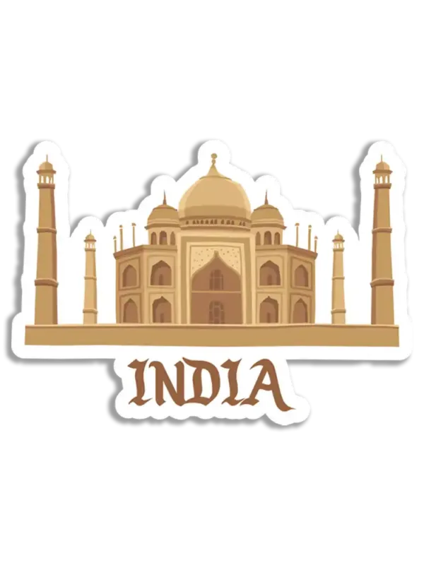 Taj Mahal India Sticker
