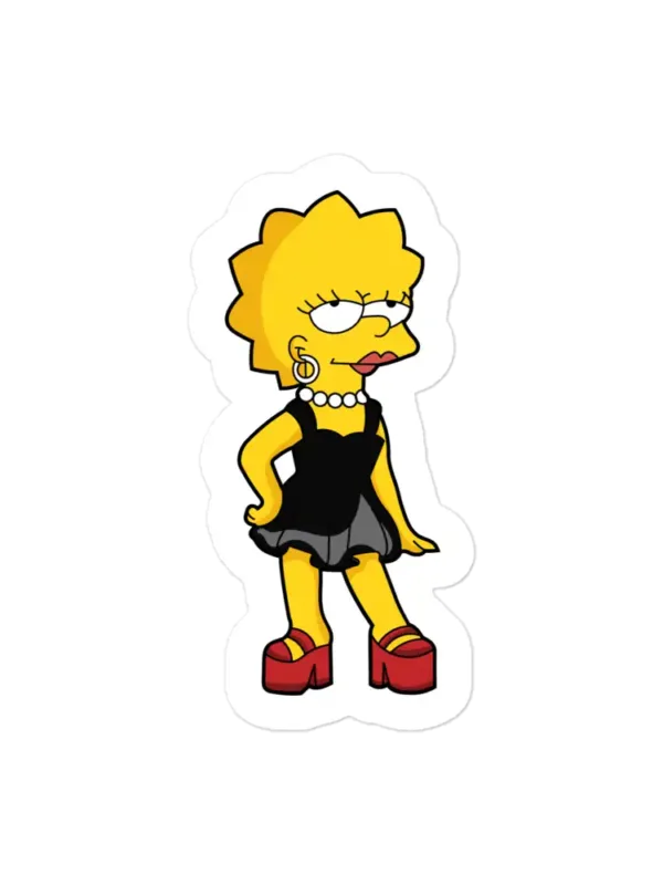 Simpsons Lisa Gorgeous Sticker