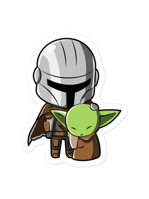 Star Wars Mandalorian and Grogu Sticker