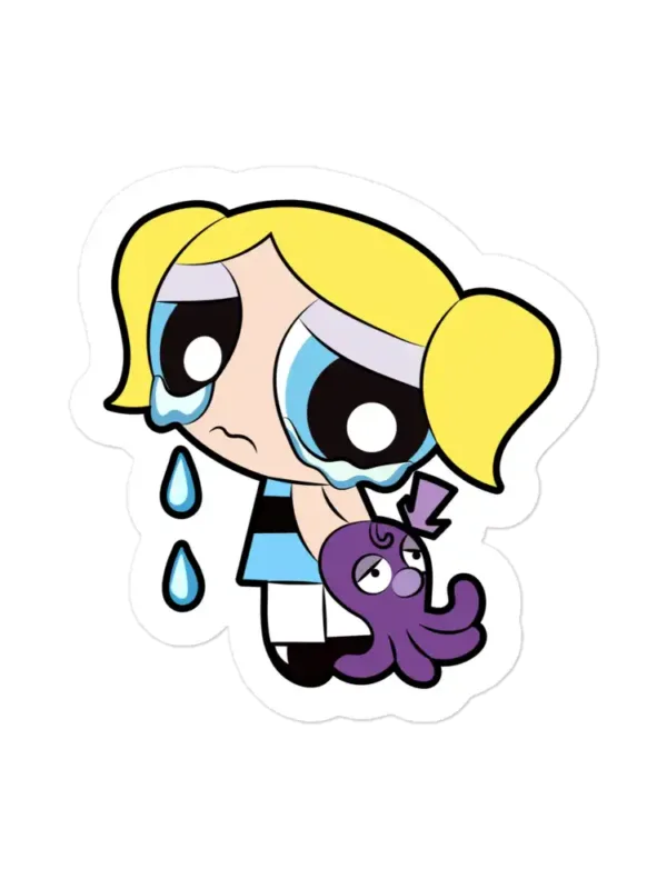 The Powerpuff Girls Bubbles Crying Sticker