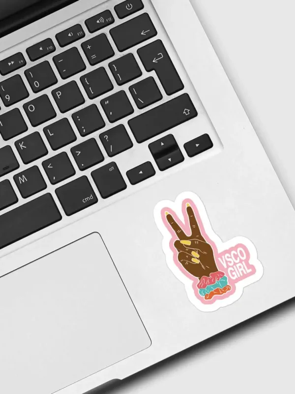 VSCO Girl Peace Gesture Sticker - Dheeth By Nature SINGLE625B 1745101996391 433740534 - Dheeth By Nature