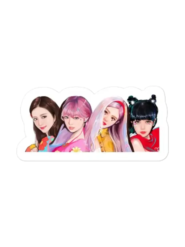 Black Pink Sticker