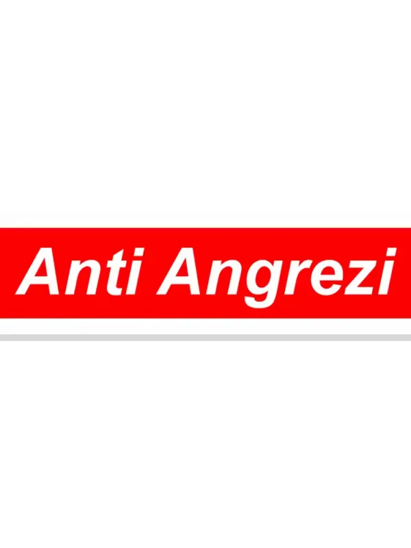 Anti Angrezi Sticker