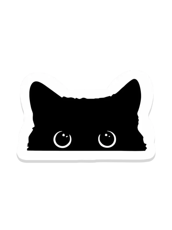 Peeking cat Sticker