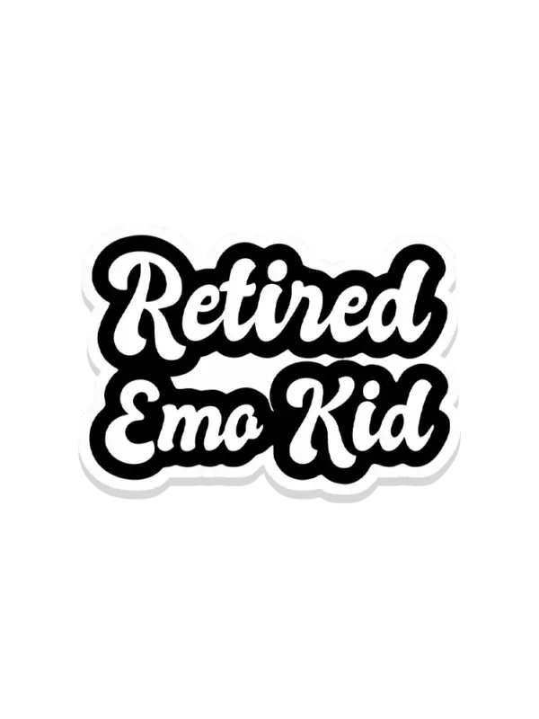 Retired Emo Kid Sticker