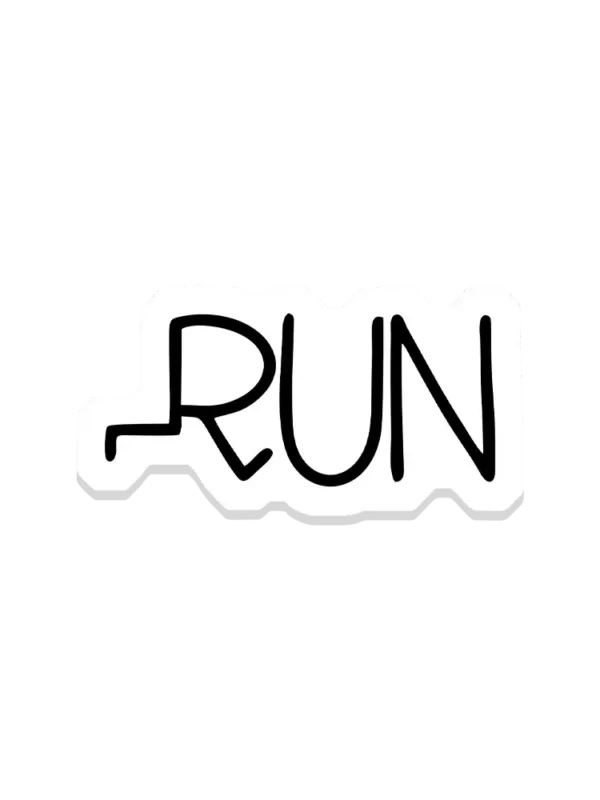 Run Sticker