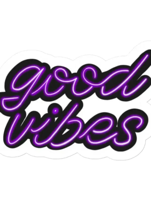 Good Vibes Neon Sticker