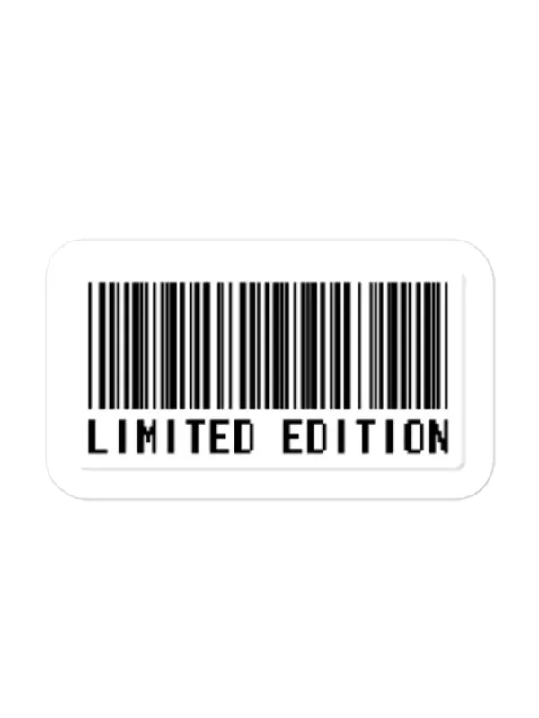 Barcode Limited Edition Sticker