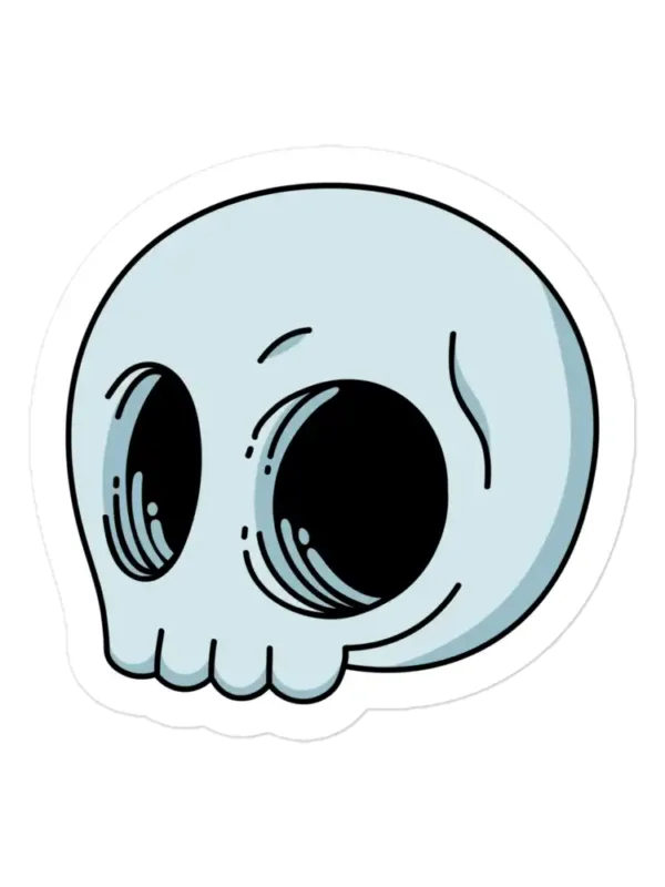 Cartoon Skull Sticker