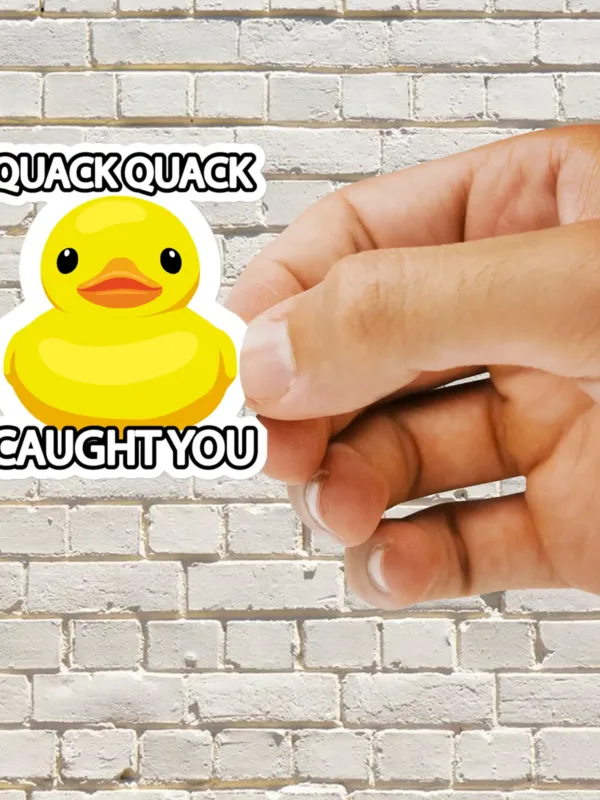 Rubber Duck Caught You Sticker - Dheeth By Nature SINGLE943B 1745102000562 15134288 - Dheeth By Nature