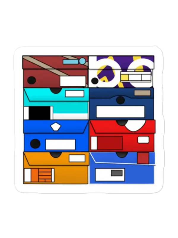 Sneakers Boxes Sticker