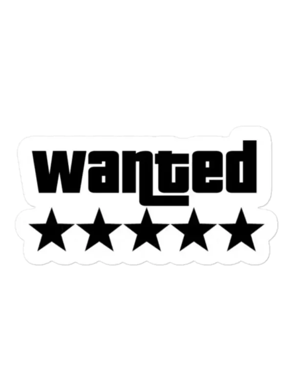 Wanted Sticker