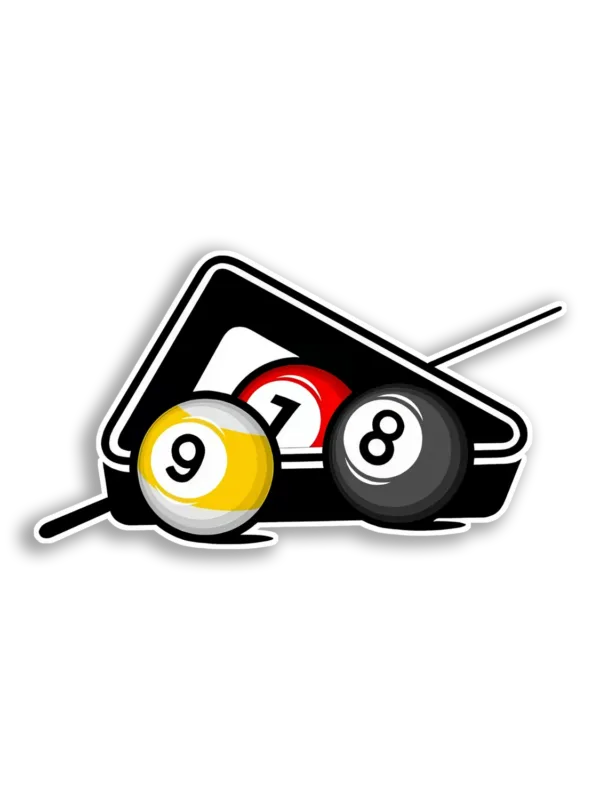 Billiards 8 Ball and 9 Ball Sticker