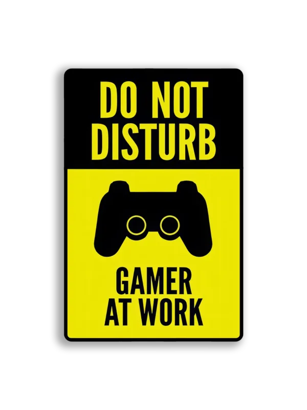 Do Not Disturb Gamer at Work Sticker