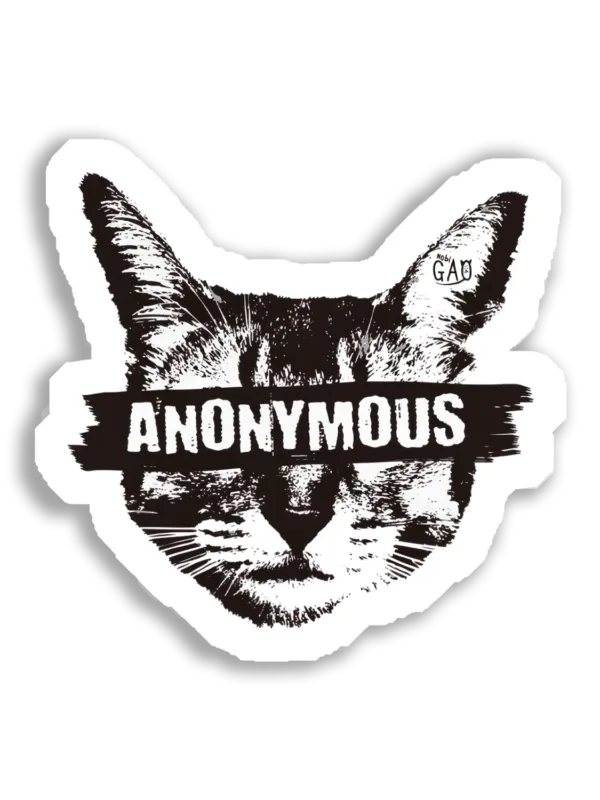 Anonymous Cat Sticker