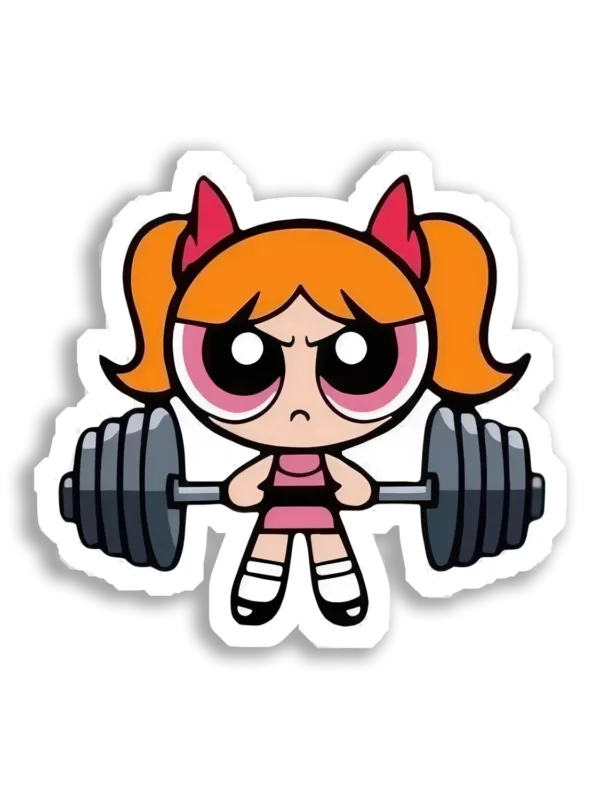 Blossom Pumps Some Iron Sticker