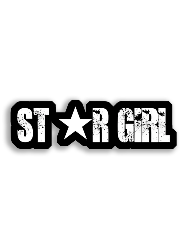 Star Girl Logo Image Sticker