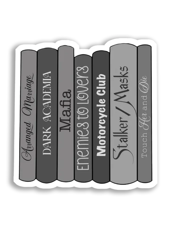 Dark Academia, Mafia, and Motorcycle Club Sticker