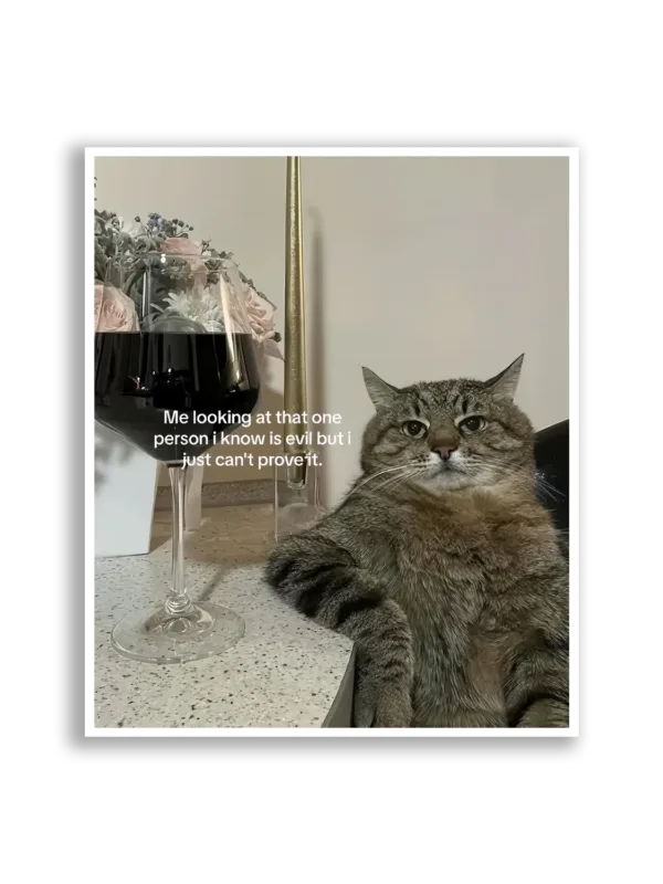 Looking at That One Evil Person Sticker