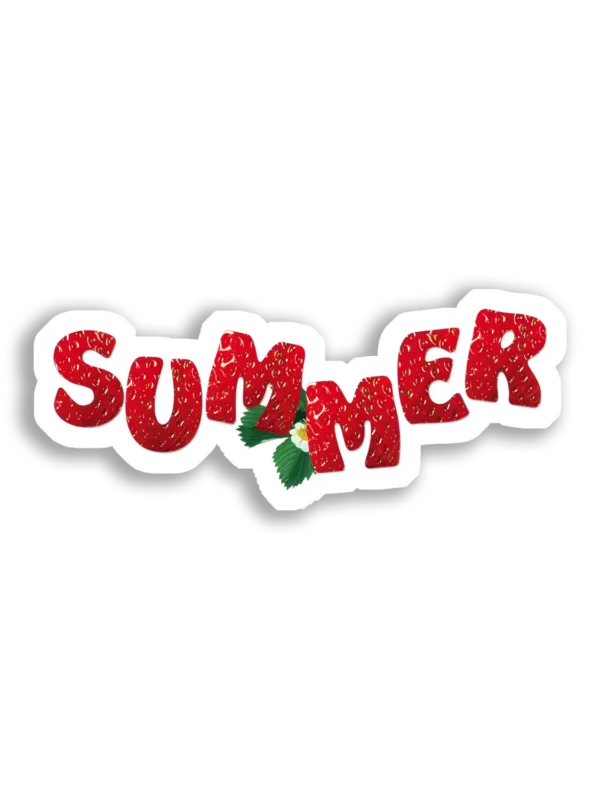 Strawberry Summer Is Here Sticker