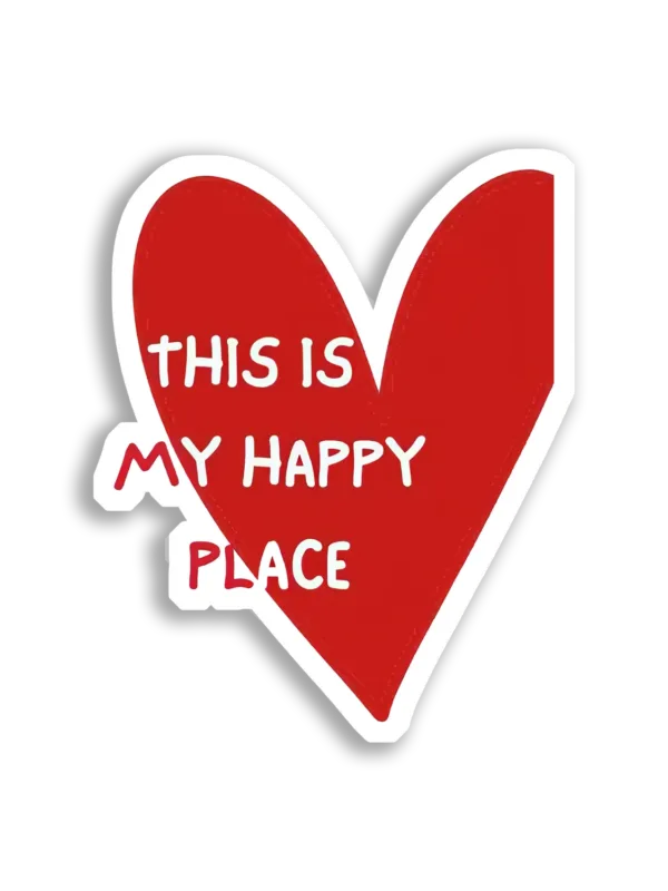 This Is My Happy Place Sticker