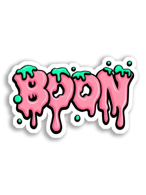 Gooey Pink Boon Sticker Image Sticker