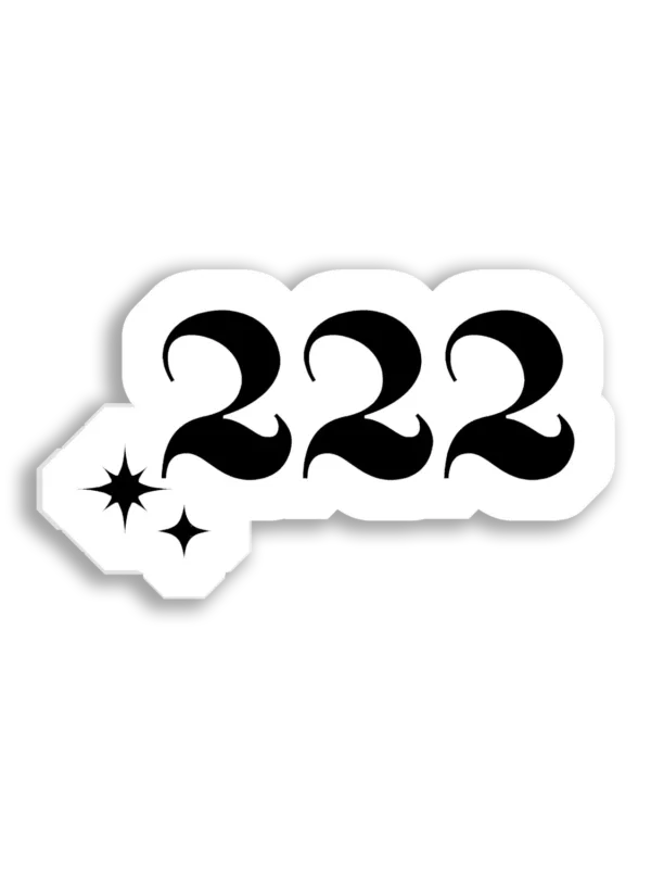 Angel Number 222 Sticker