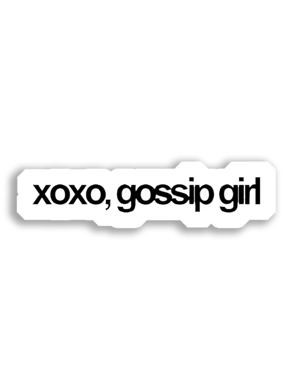 XOXO, Gossip Girl Sticker
