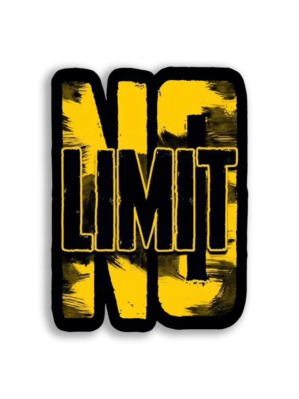 No Limit Car Sticker