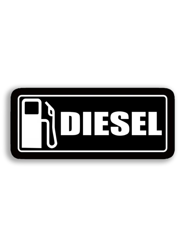Diesel Fuel Only Sign Car Sticker