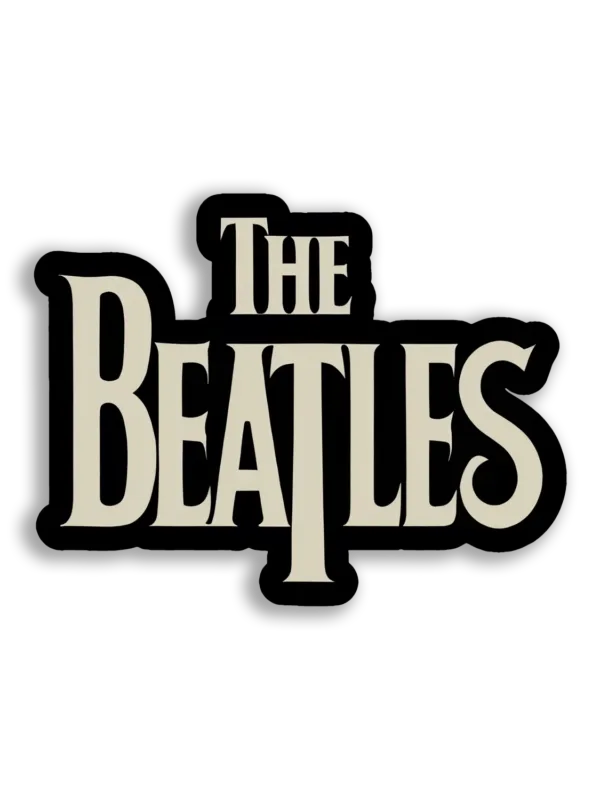 The Beatles Logo Sticker Image Sticker