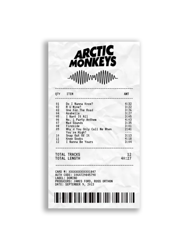 Arctic Monkeys Do I Wanna Know Sticker