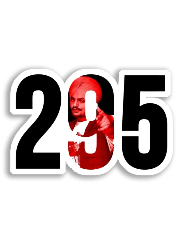 Sidhu Moose Wala 295 Sticker