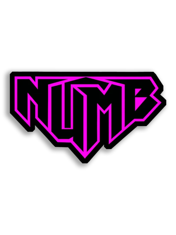 Numb in Hot Pink Sticker