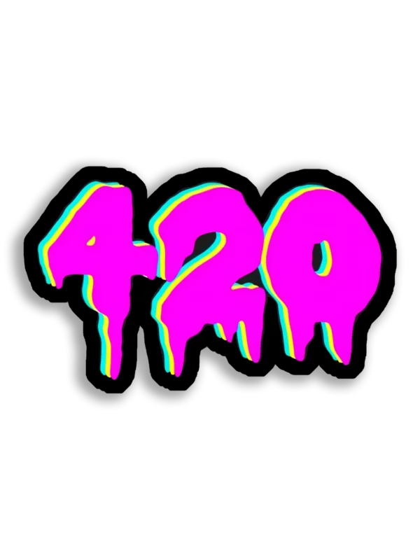 Trippy Dripping 420 Sticker