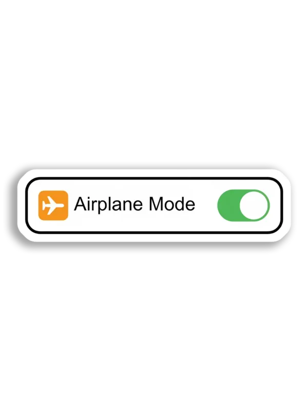 Airplane Mode Is Enabled Sticker